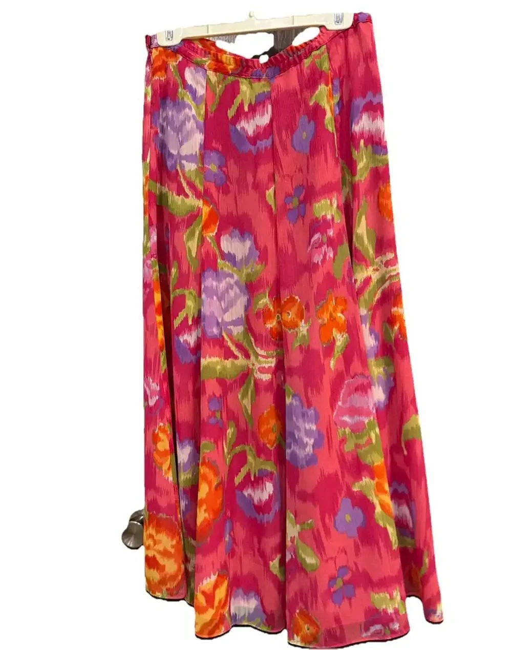 VNTG SWIRLY SKIRT Whimsy Fairy Cottagecore M 30” Waist/36” Long Flowy Boho